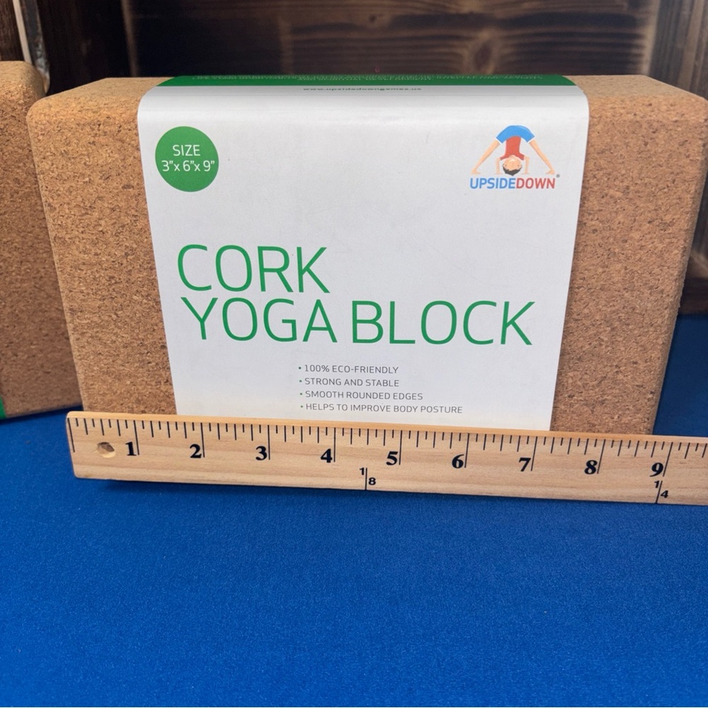 Lot of 2 Yoga Block Cork 9"/6"/3" High Quality! New 100%eco friendly - Picture 7 of 7